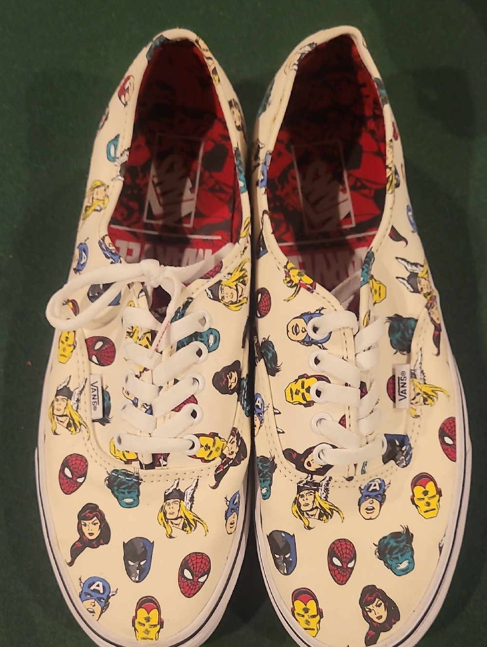 Vans Marvel Character Canvas Sneakers with Multicolor Print
